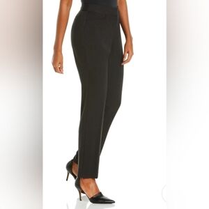 Gray ankle length pants.